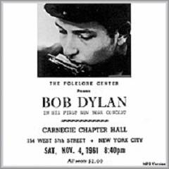 Bob Dylan : Carnegie Chapter Hall